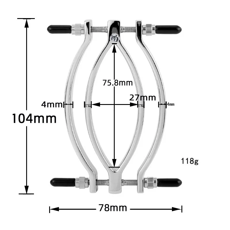 Electric Massager Pad/Rod Mini Cervical Massage Stimulator, E-stim Electroshocker Nipple Clamps Pump Clitoris Clips Sex Products