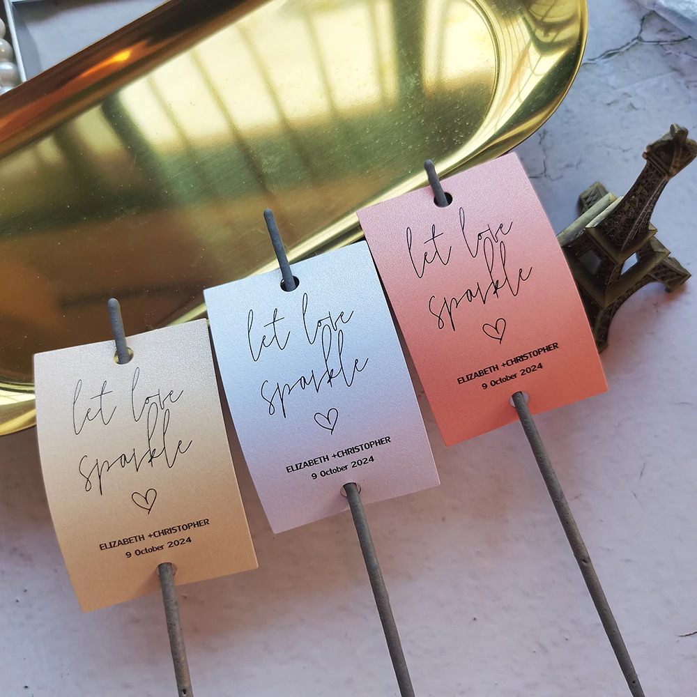 Autocollant De Nom De Mariage, Lettrage Vinyl Personnalisé, Faveur De