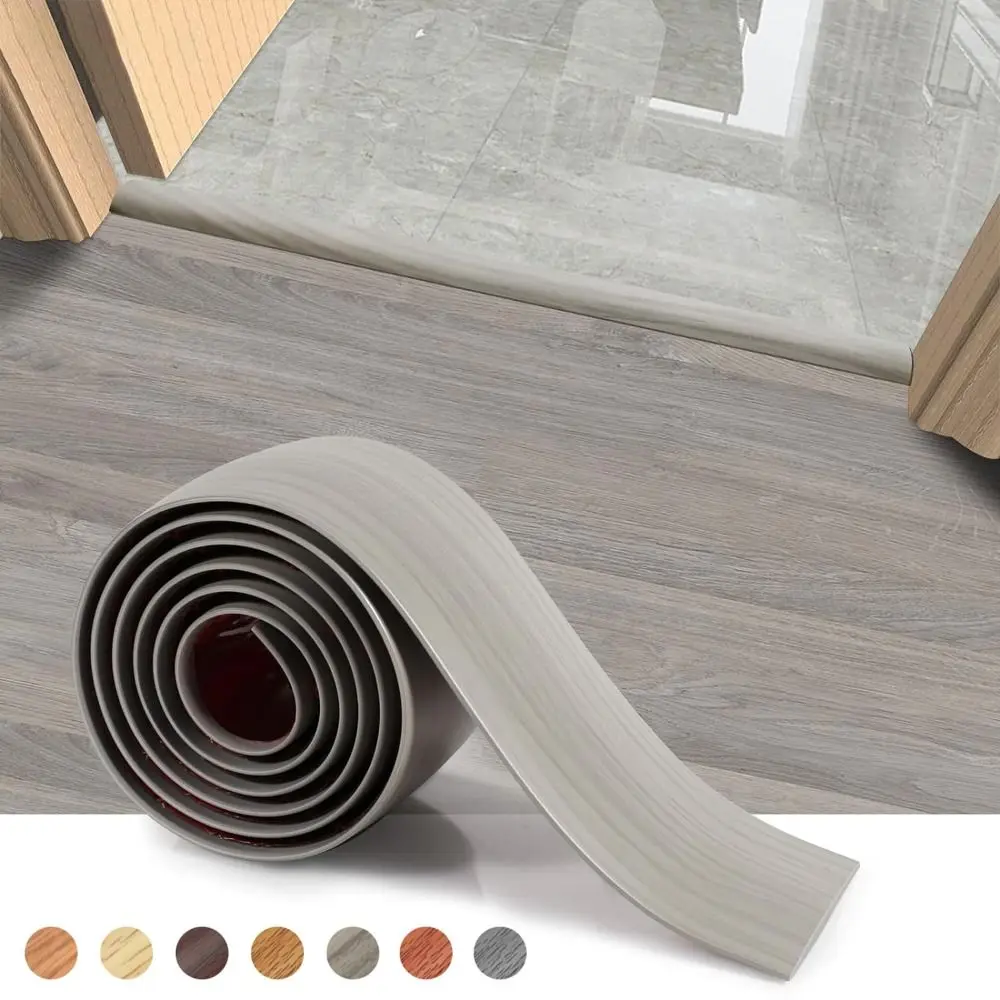 Carpet To Tile Floor Transition Strip Wear-resistant Self Adhesive Threshold Cover Laminate Wood Grain Floor Joining Strip