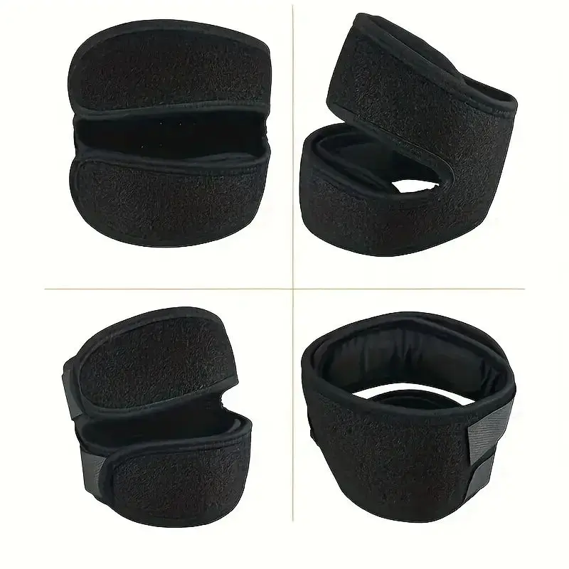 Tcare 1 PCS Sports Kneepad Double Patellar Knee Patella Tendon Support Strap Brace Pad Protector Open Knee Wrap Band Fit ness Me 4