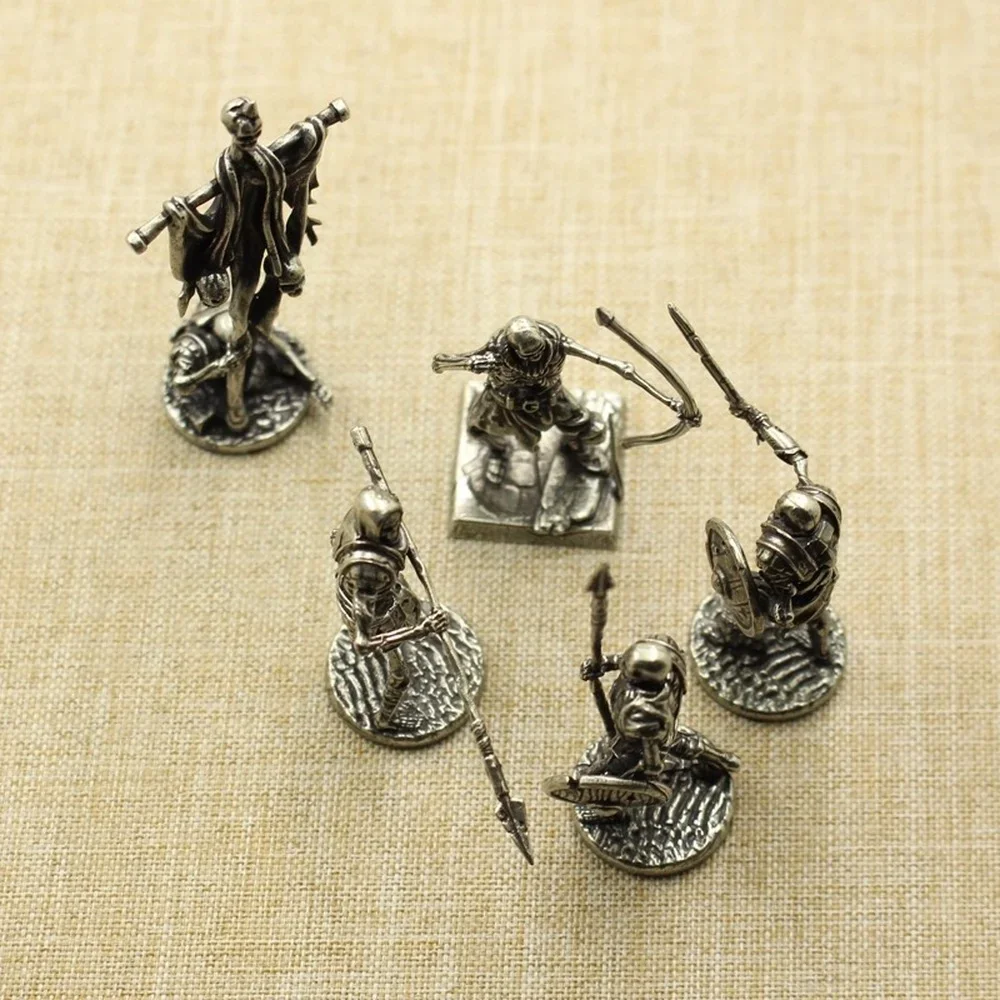 Copper Skeleton Legion Figurines Miniature Decoration Desk Toy
