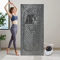 Lightweight Portable Personal Steam Sauna Spa set tent 180*80*80cm+2.6L steam engine+65cm folding chair 2