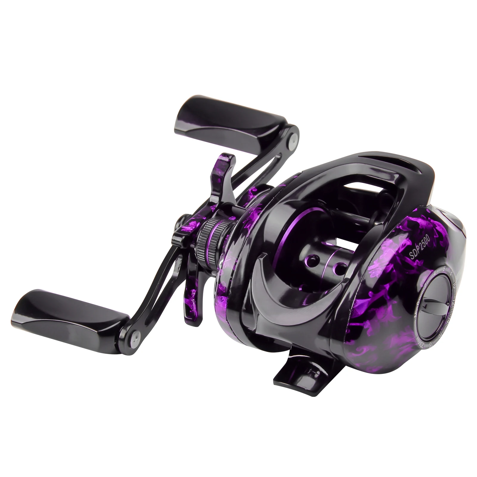 Baitcasting Fishing Reels 17.64 Lbs Max Drag 7.2:1 Gear Ratio 4+1BB Metal Cup Freshwater saltwater