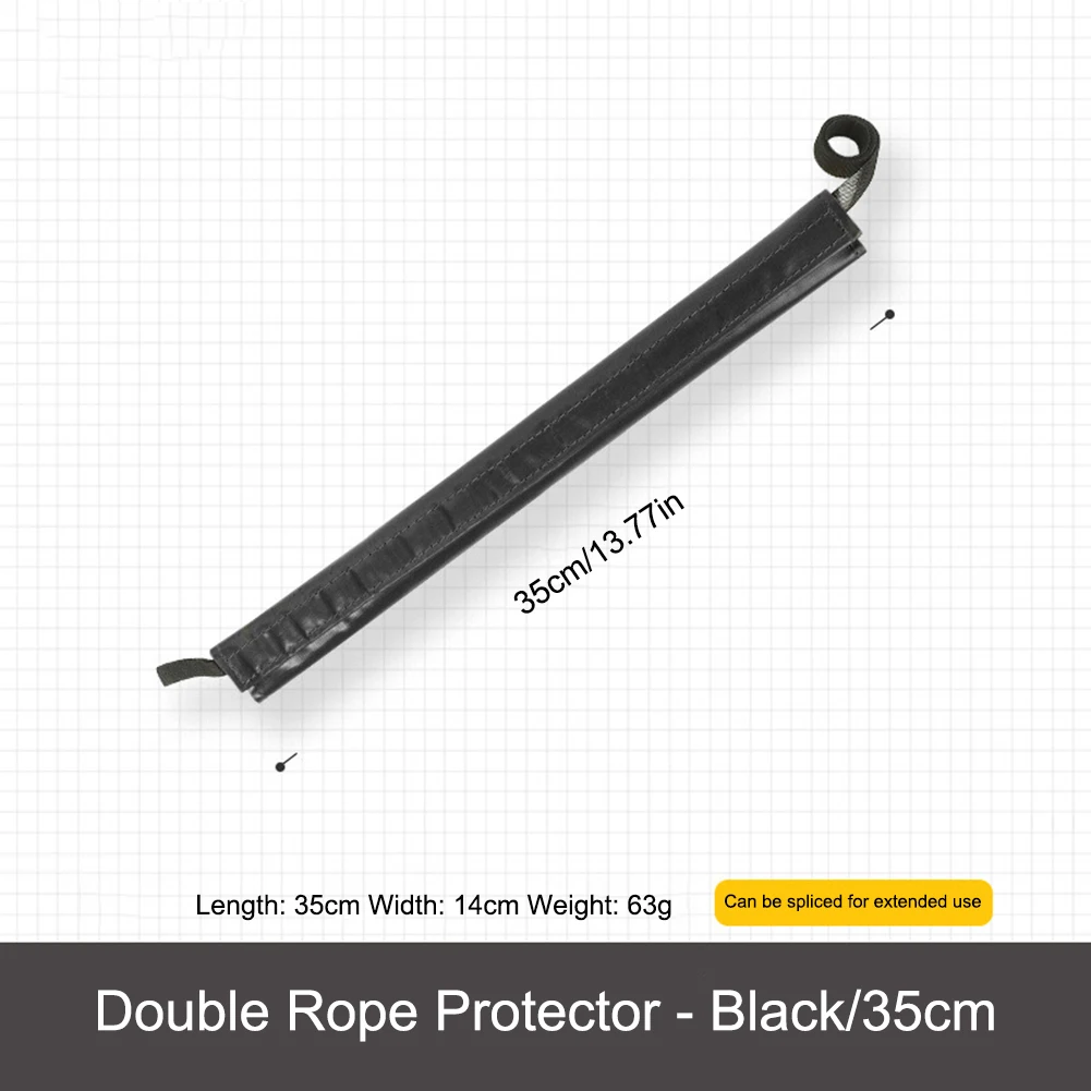 35/50cm Rock Climbing Rope Protector Lightweight PVC Arborist Rope Protector Anti-Wear Rope Guard for Outdoor Climbing Rock