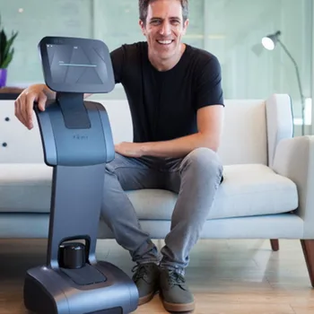 Smart Multiple Modes Temi AI Service Robot with ChatGpt Face Recognition Voice Interaction Reception Robot 1