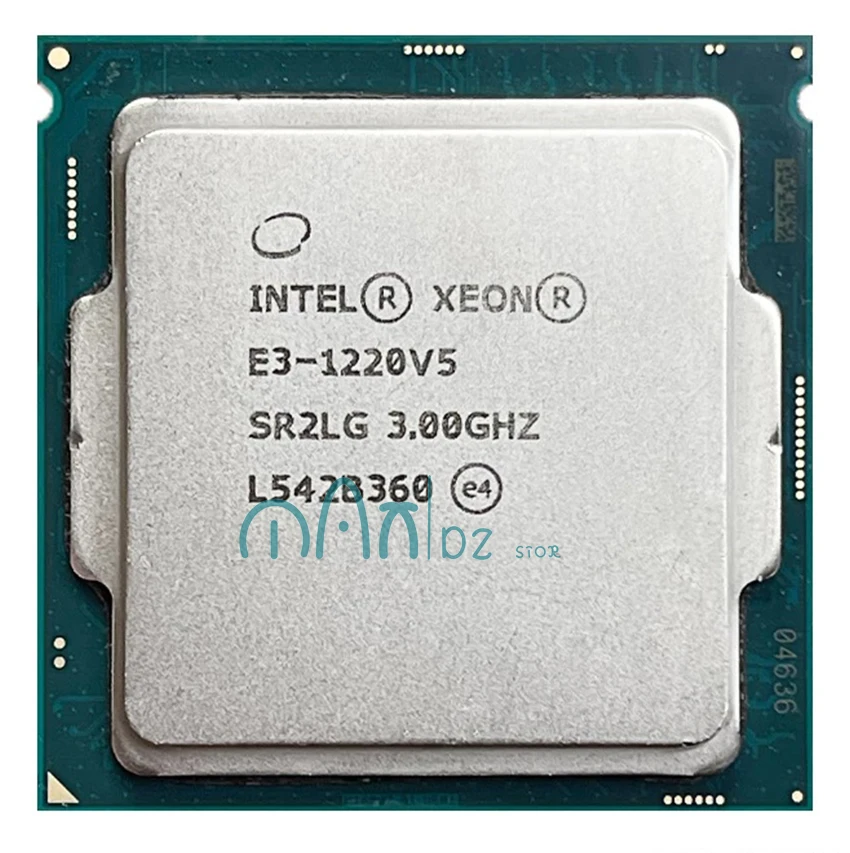 Intel xeon E3-1220 v5 e3 1220v5 e3 1220 v5 3.0 ghz processador cpu quad ...