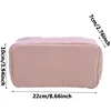 Corduroy Travel Cosmetic Bag Portable Makeup Storage Bag Purses Women Zipper Make Up Organizer Storage Clutch Beauty Case Pouch 5