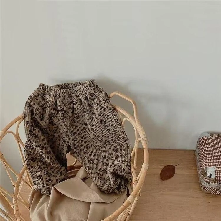 خريف جديد فتاة الأطفال فضفاض ليوبارد سراويل تقليدي...