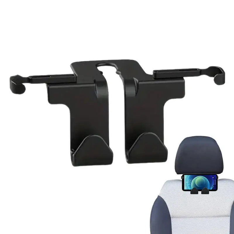 

Headrest Hooks For Car Rear Bag Hook Phone Holder Purse Hooks Car Storage Hanger Seat Hook Hanger Sturdy For Phone Umbrellas