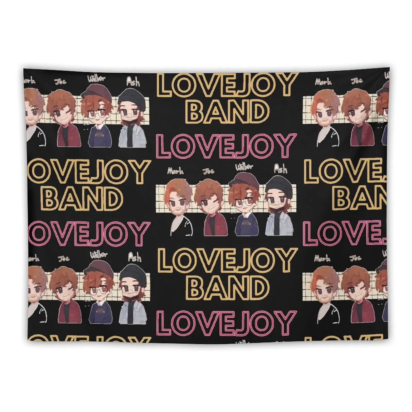 

lovejoy band tshirt - lovejoy poster - lovejoy sticker -lovejoy tshirt Tapestry Room Decorations Wall Hanging Tapestry