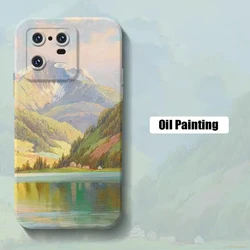 Watercolor Landscape Soft Phone Case Cover - Mi 13 (1)