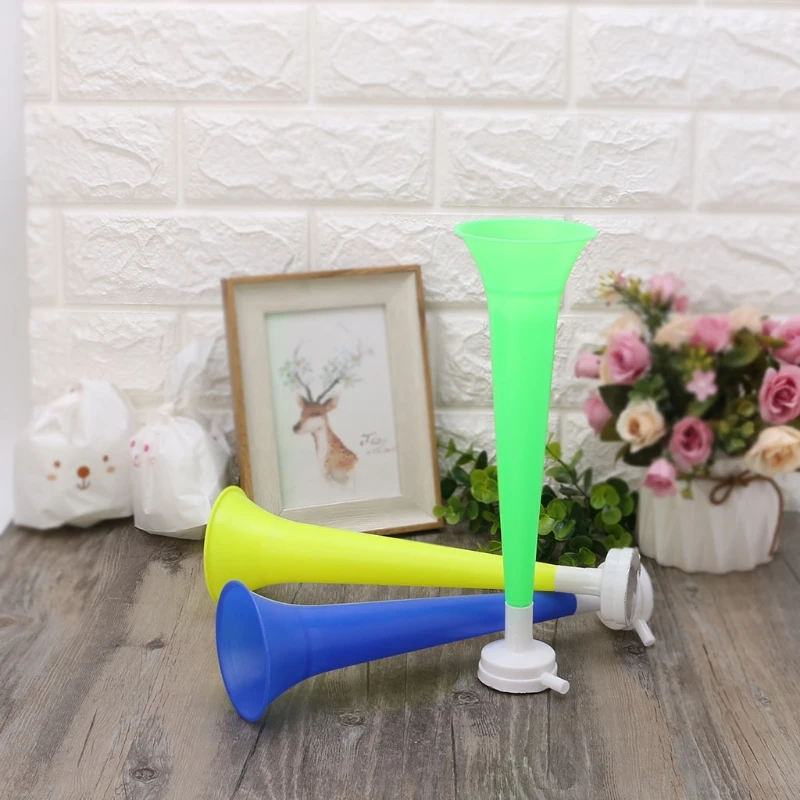 Cheer Plastic Horn Football Game Fans Cheerleading Props Vuvuzela Kid Trumpet Fans Horn Cheering Props