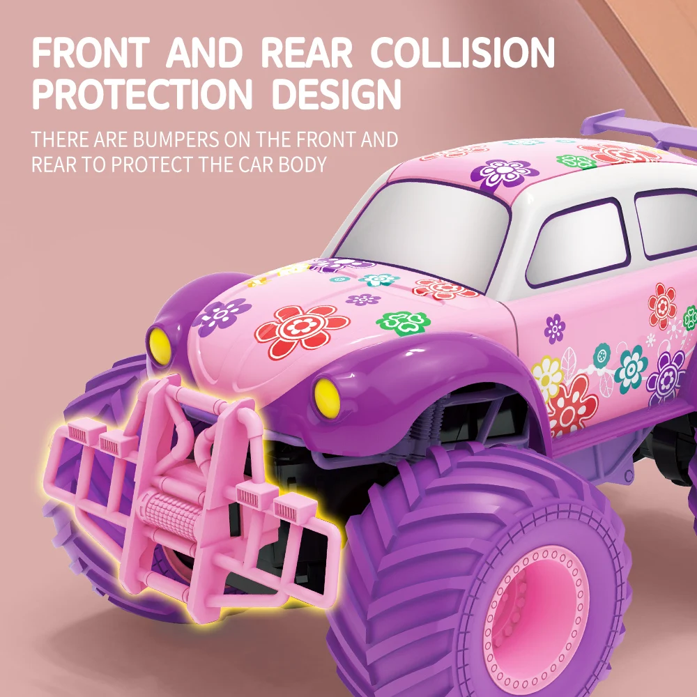 Rc Car Electric Remote Control Trucks Drive All Terrain Off-Road Big Wheel High Speed Girls Gift Toys for Children