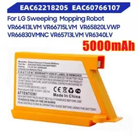 UPGRADE Robot Vacuum Cleaner Battery 5000mAh for LG EAC62218202 VR64703LVMB,VR7412RB,Cameron Sino Li-ion,Bateria,EXW 1