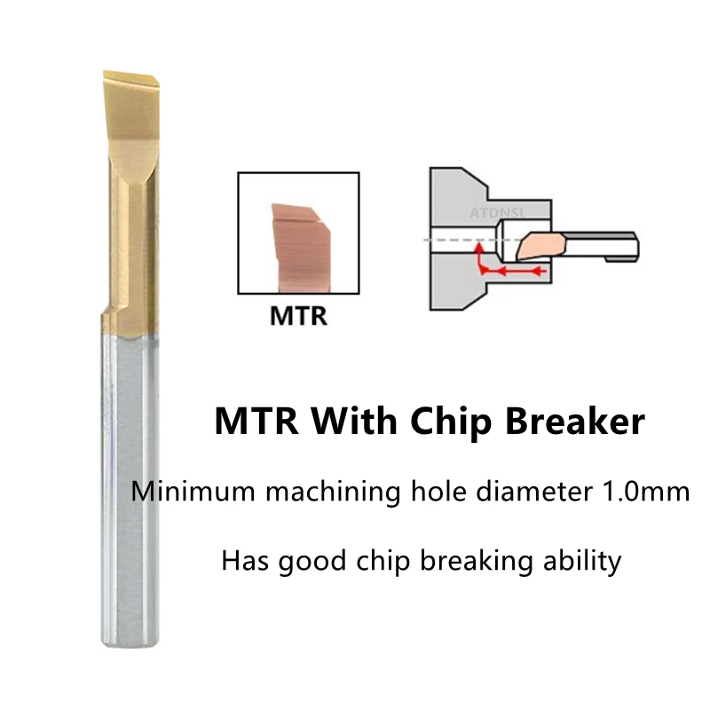 MTR MNR 소형 보어 보링 공구, 내부 구멍 가공 카바이드 터닝 MTR1/1.2/1.4/1.5/1.6/2/2.5/3/3/4/4.5 // 6/8 보링 커터