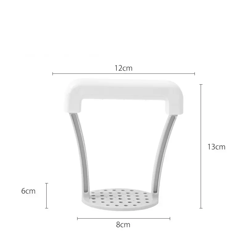 Potato Masher Manual Portable Potato Masher Plastic Pressed Smasher for Babies Food, Fruit, Banana, Baking Kitchen