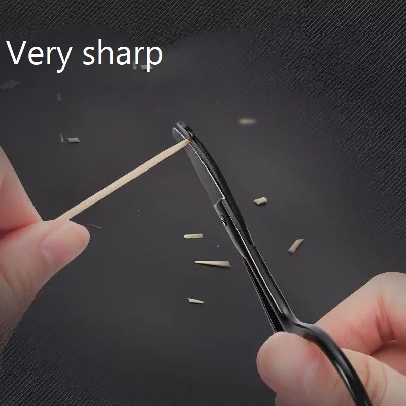 New Round Tip Nose Scissors Nose Hair Cutting Nose Scissors Man Facial Hair Eyebrow Scissors BMJ01 5