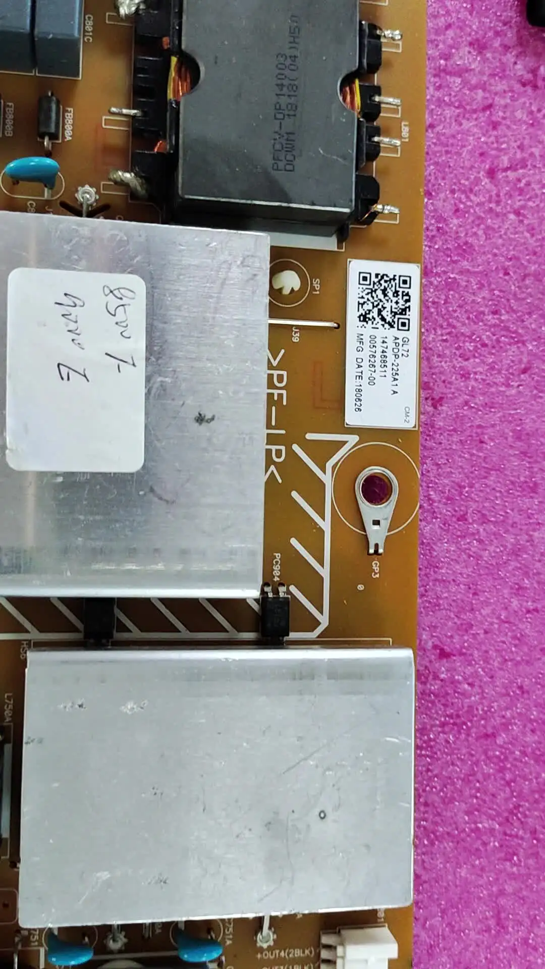 Original FÜR Sony KD-65X8500E GL72 Netzteil Board APDP-225A1