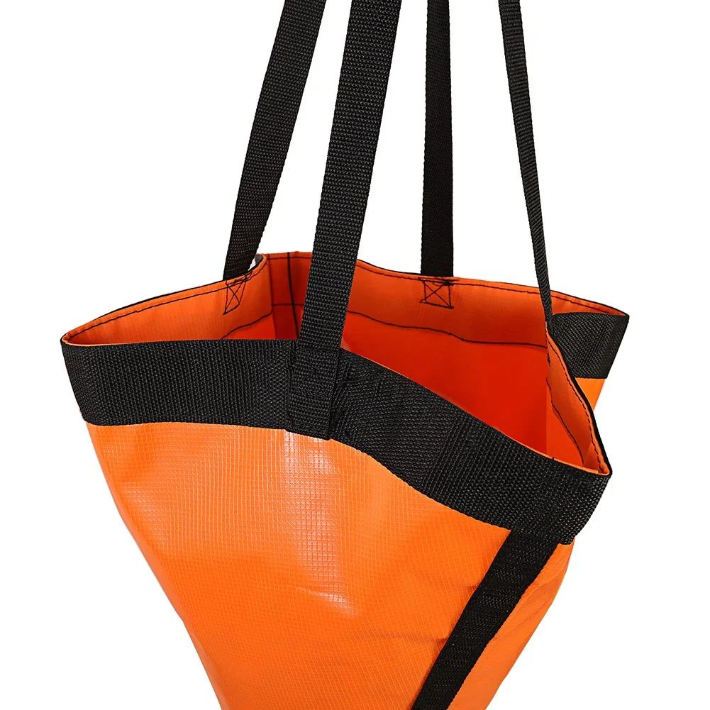 24/32/42/53'' Sea Drogue Anchor Float Marine Kayak Drift Rowing Boat Fishing Brake Lifeboat Anchor Yacht Traction Rope Buoy Ball