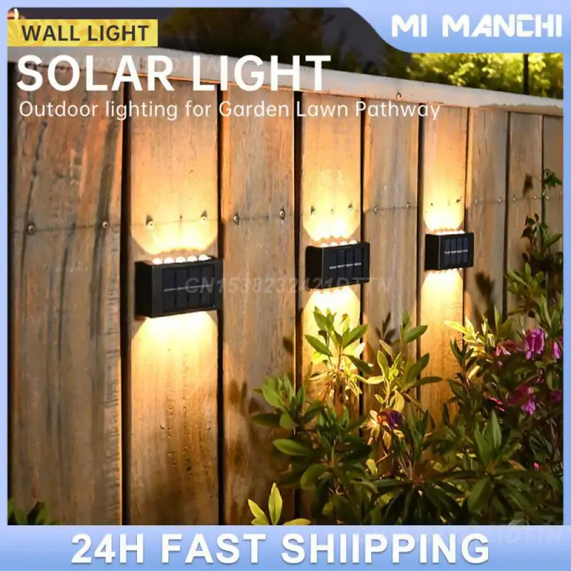 

Lamp Save Space Solar Energy Outdoor Wall Light Wall Lamp Outdoor Lighting Lasting Led Light Fashionable Warm Light Durable