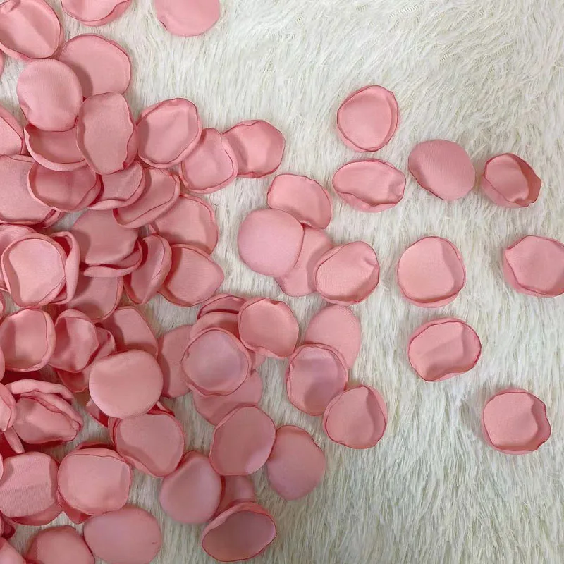 Handmade 200 Pcs Silk Rose Petals for Wedding Bride Flower Petals Bulk for Basket Aisle Runner Bridal Shower bruiloft decoratie artificial rose petals