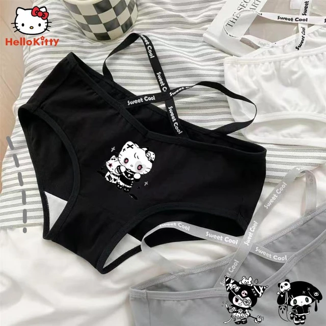 Loose Hello Kitty Panties Male Cartoon Pattern Shorts Pure Cotton