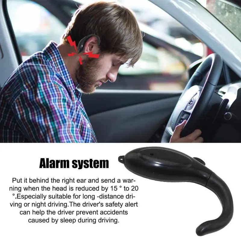 Safe Car Driver Device Anti Sleep Keep Awake Doze Nap Zapper Drowsy Alarm Sound Alert for Drivers Students Security Guards anti sleep alarm