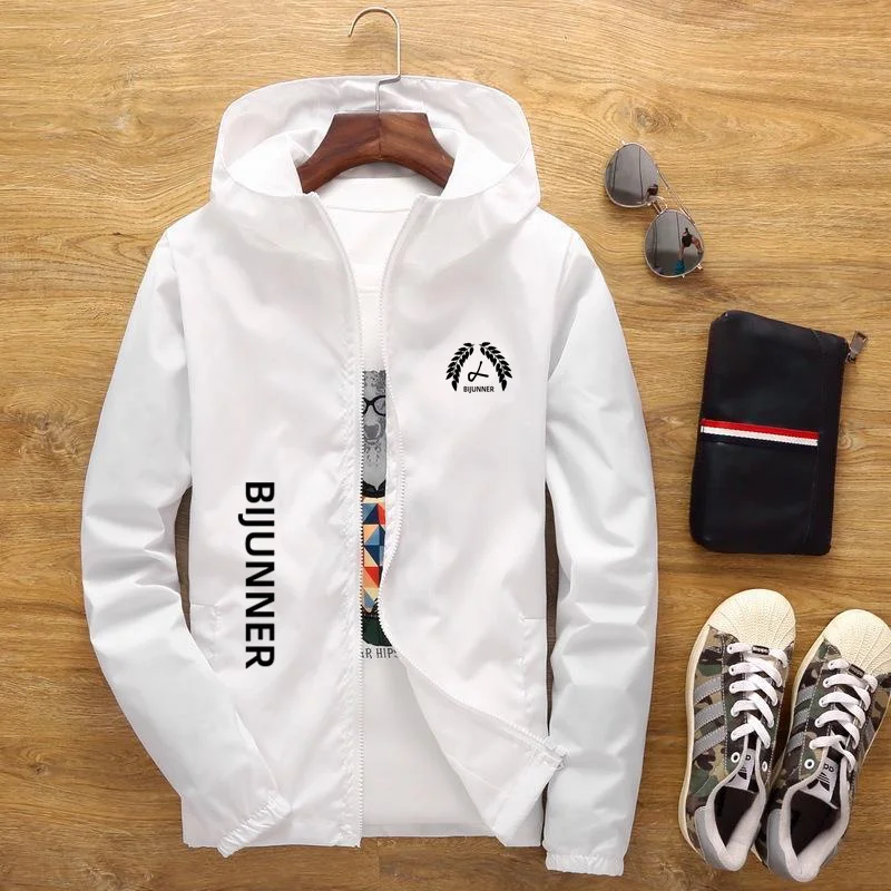 Mens Golf Jackets and Coats Printed Outdoors Sunscreen Clothing Quick Drying Casual Streetwear Brand Spring
