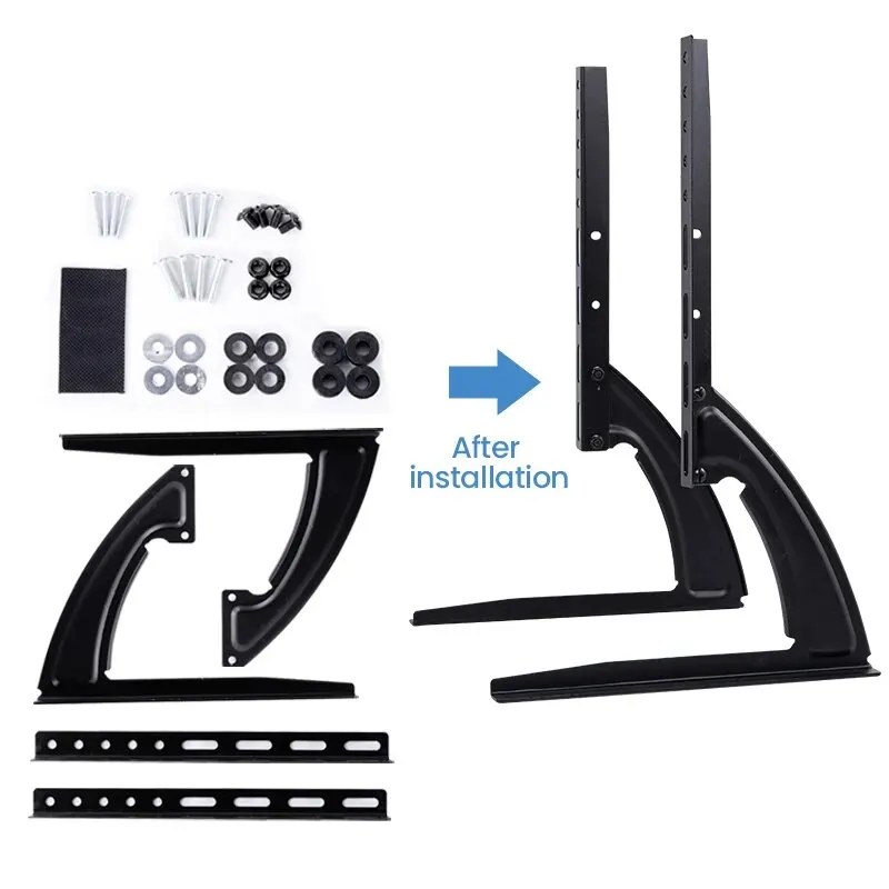 TV Stand Legs Universal TV Stand Legs For LCD/LED/OLED/Plasma TVs Table Top Stand Pedestal Riser For Flat&Curve Screen