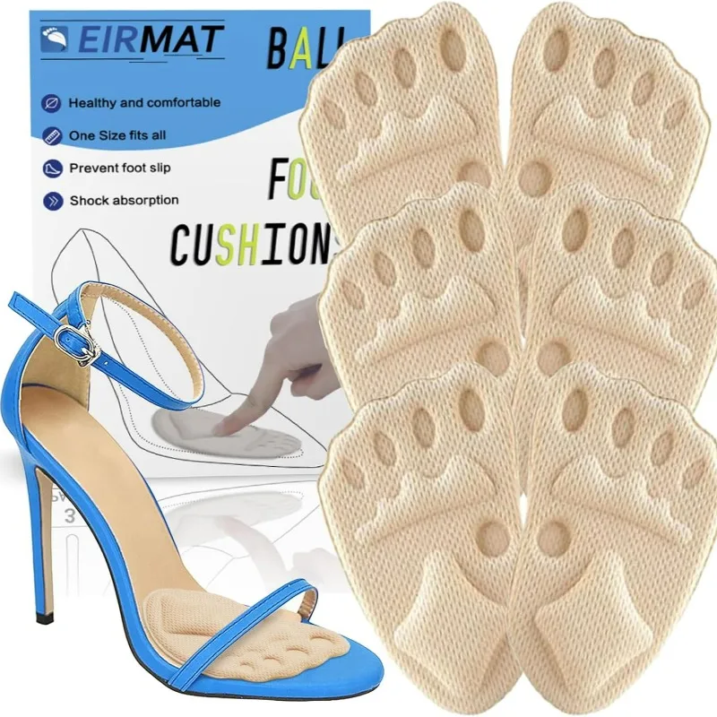 Foot Protection Forefoot Pad High Heels Sandals Shock Absorption Forefoot Cushion Foam Half Shoe Insoles Light Shoes Inserts