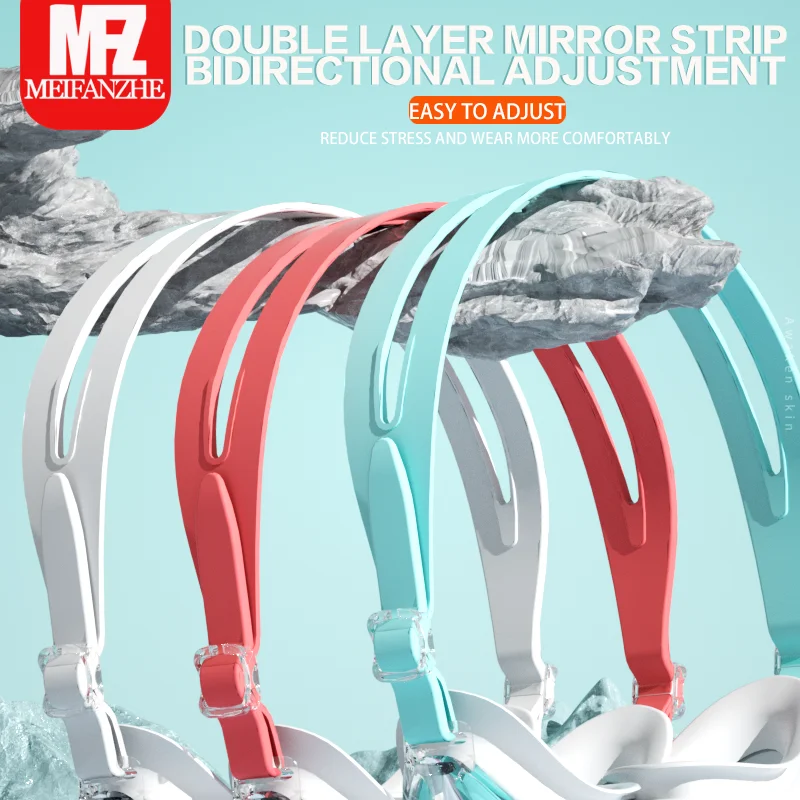 New Small Frame Waterproof Anti-fog Adjustable Swimming Goggles for Men and Women 5