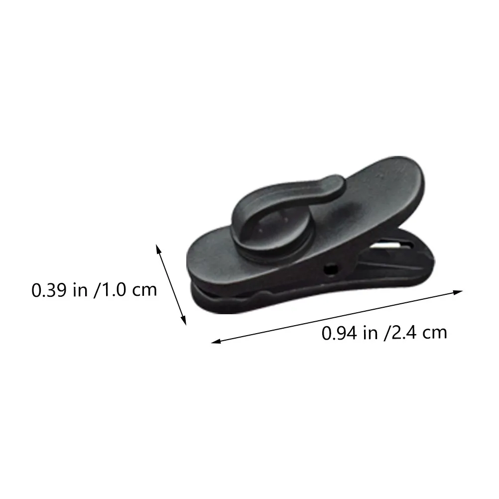 100Pcs 이어폰 클립 회전식 헤드셋 홀더 수직 수평 표면용 휴대용 경량 플라스틱 케이블 정리기