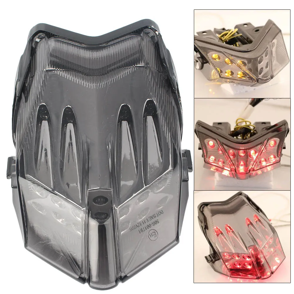 

E-Mark Motorcycle Taillight Rear Tail Light Integrated Turn Signals Lamp Assembly for MV AGUSTA F3 2011 2012 2013