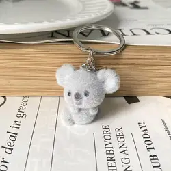 Charming Animal Keychain Collection: 3D Cartoon Resin Doll Pendant (Koala)