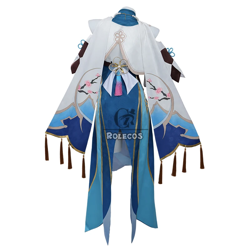 ROLECOS Game Honkai: Star Rail Ruan Mei Cosplay Costume Women Dress Uniform RuanMei Sexy Party Costume Halloween