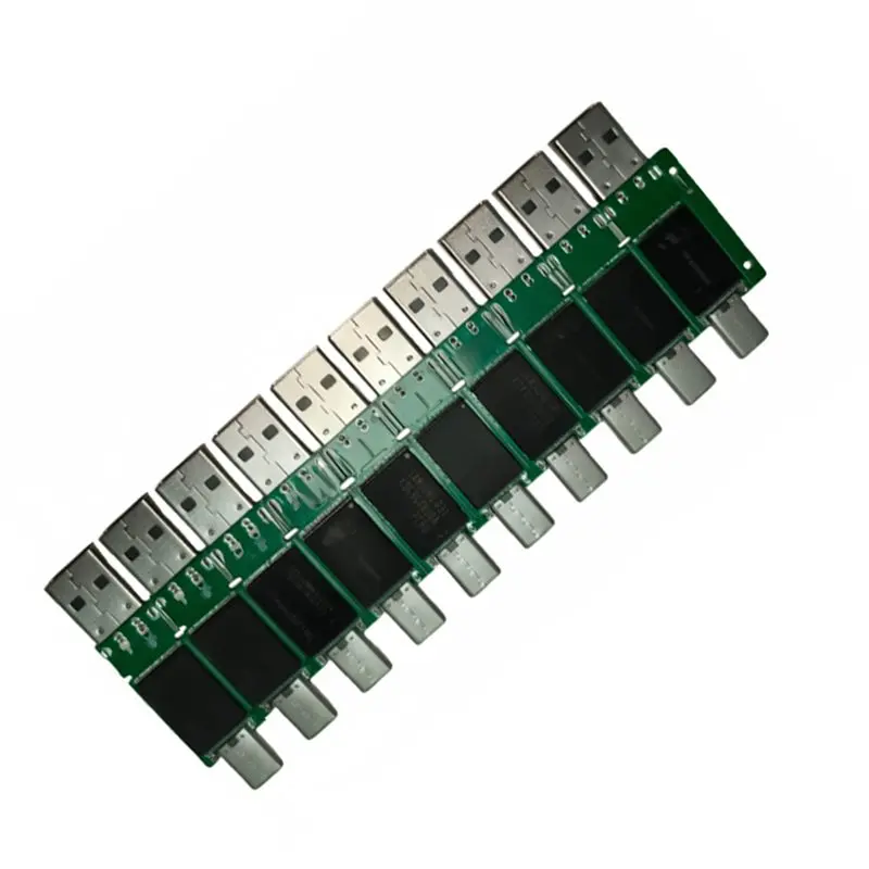 10Pcs 128MB USB2.0 플래시 드라이브 듀얼 인터페이스 고속 칩 휴대전화 및 컴퓨터용 반제품 대용량