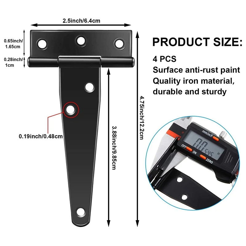 rustico t strap dobradica para portao porta a 01