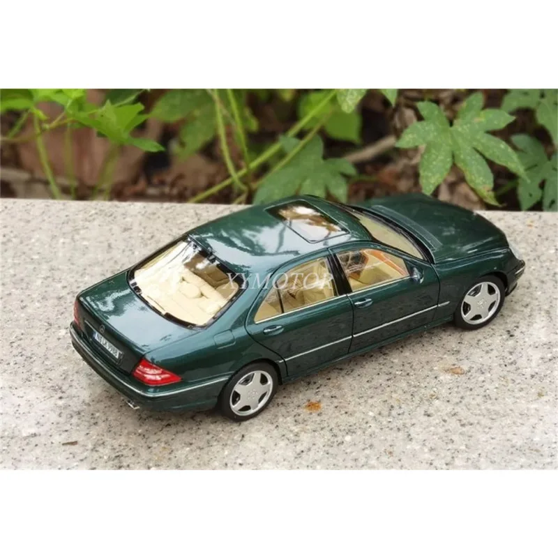 

Norev 1/18 For Mercedes Benz S600 S55 W220 2000 Butterfly Benz Diecast Car Model Kids Toys Boys Gifts Display Collection Green
