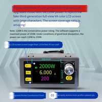 Convertisseur Buck-Boost 120W, alimentation régulée réglable, entrée, tension constante et courant Constant, Module de charge solaire 2