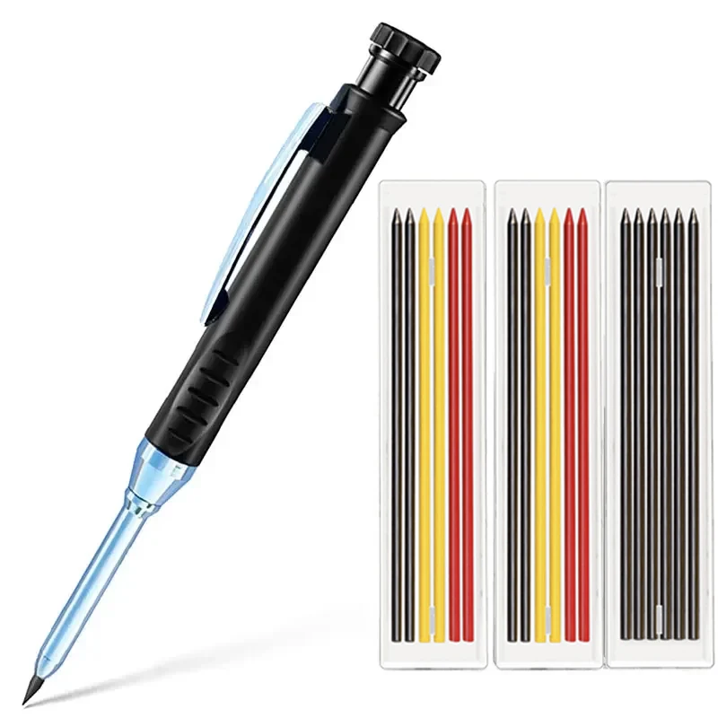 Solid Carpenter Mechanical Pencil with Built-in Sharpener