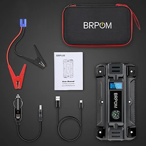 Car Jump Starter-3000A Portable Car Battery Jump Starter for Auto/Motorcycle 12V with Display Smart Clip