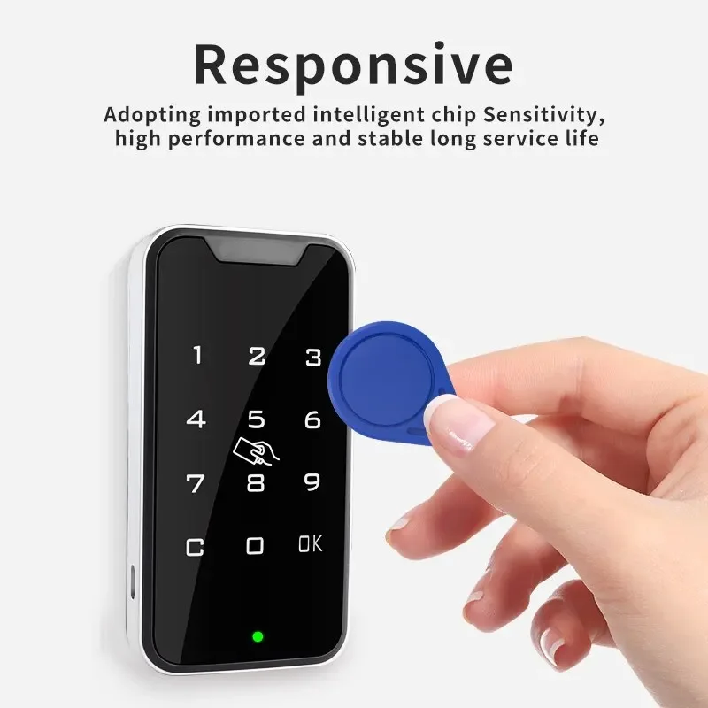 Enhanced RFID Keychain Access Control Tag - 13.56MHz Read-Only