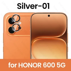 Premium Aluminum Alloy Camera Protector Cap with Tempered Glass Lens Cover (600 - Silver - 01)