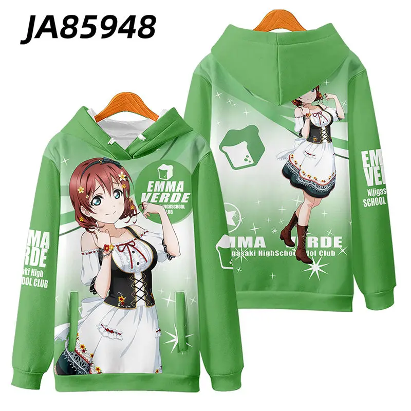 Фото 3D Love Live! Унисекс, толстовка с капюшоном, унисекс №4