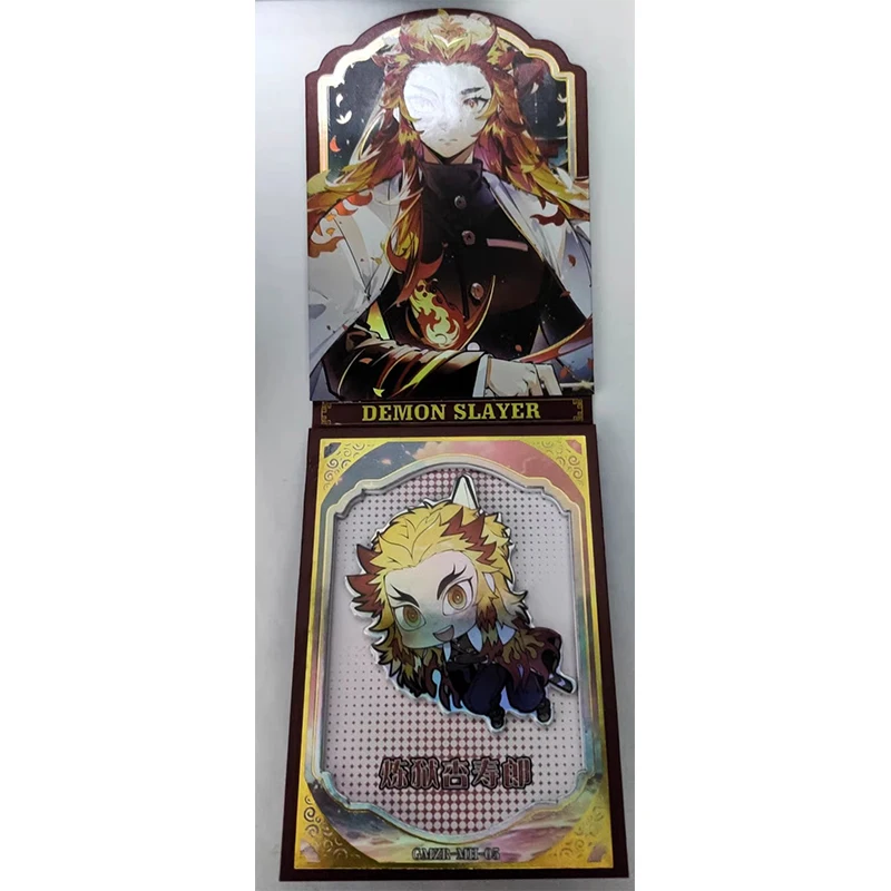 Anime Demon Slayer Kamado Nezuko Tanjirou Kanroji Mitsuri Kochou Shinobu Mh Collectible Card Toys Christmas Birthday Gifts 5