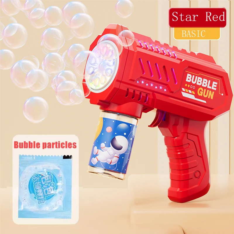 MACHINE A BULLES,rainbow B--Pistolet à Bulles Automatique Pour Enfants, Jouets'été, Machine à