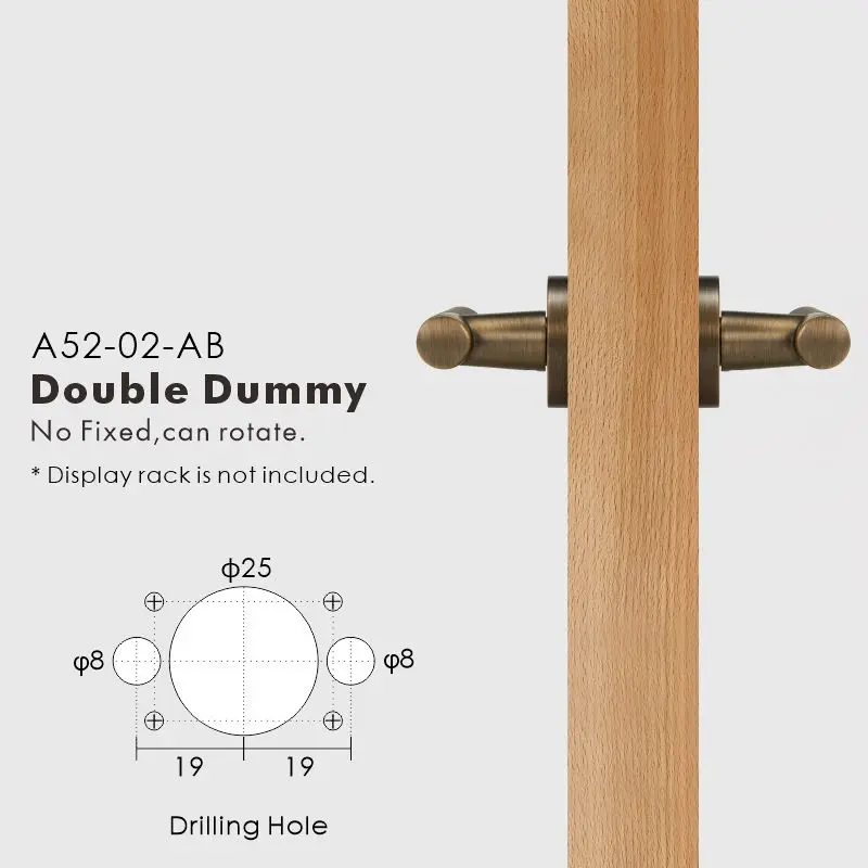 Nurlin Brass Cross Knurled Interior Door Handle Passage