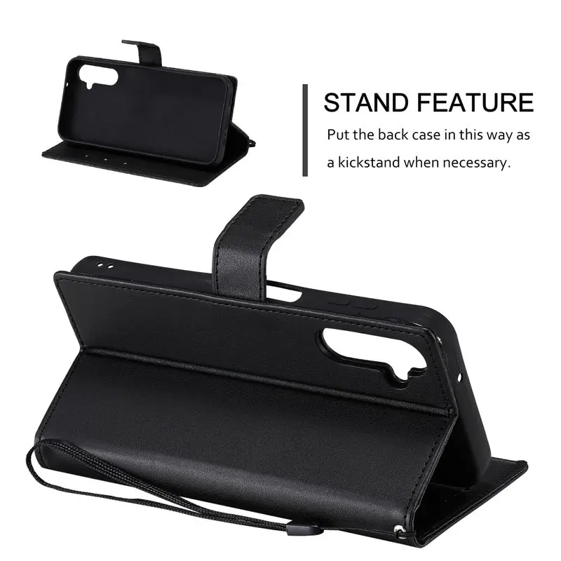 Luxury Wallet Card Flip Leather Case For Samsung Galaxy A14 A34 A54 A50 A51 A70 A71 A10 A20 A30 A40 A21S A31 A73 A13 4G 5G Cover_voghion.com