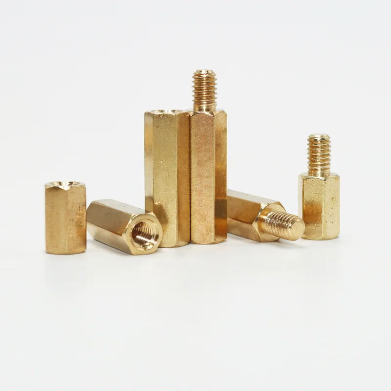 390p Hex Brass Male Female Motherboard Standoff Copper Mount M2-M4 Board Rack Stud Threaded Pillar PCB Column Spacer Screw Nut copper brass standoff screws copper pillar screws