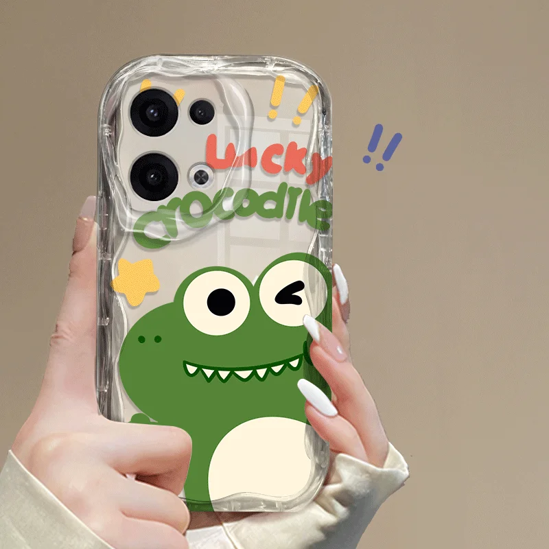 Cartoon Frog Pattern Shockproof TPU Protective Case